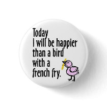 Happy Bird Buttons