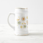 Happy Bird Design Stein Mug