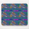 happy bird tiled mousepads