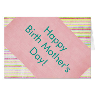 Happy Birth Mother's Day Card with Love 
