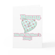 Happy Birth Mothers Day Ribbon Heart cards