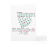 Happy Birth Mothers Day Ribbon Heart cards