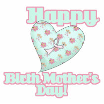 Happy Birth Mothers Day Ribbon Heart photo sculptures by doonidesigns Happy Birth Mothers Day Ribbon Heart photo sculptures