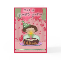 Happy Birthday -100 di questo giorni Greeting Card