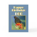 Happy Birthday 100th -  Monarch Butterfly cards