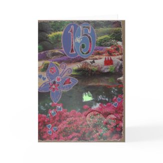 Happy Birthday - 15th - Scrapbook 1 - Seasons Card card
