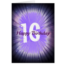 Happy Birthday 16 Greeting Cards