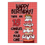 Happy Birthday - 18 Years Old Cards