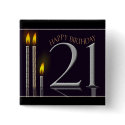 Happy Birthday 21! buttons by aslentz Happy Birthday 21! buttons