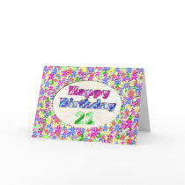 Happy Birthday 21 cards