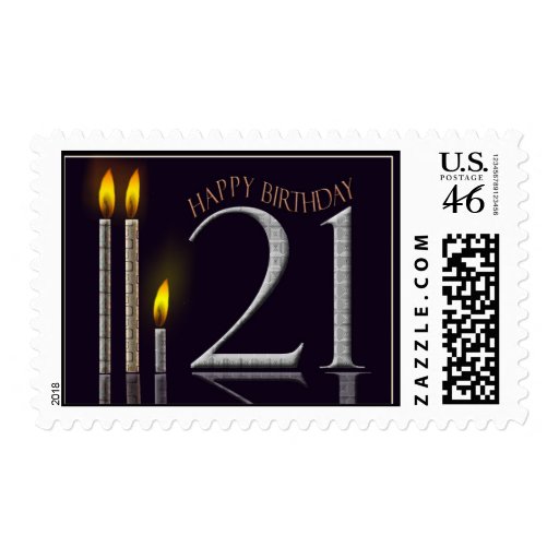 Happy Birthday 21 Postage