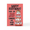 Happy Birthday - 28 Years Old cards by cfkaatje Happy Birthday - 28 Years Old cards