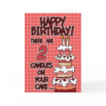 Happy Birthday - 2 Years Old cards