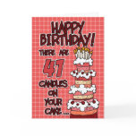 Happy Birthday - 41 Years Old Cards