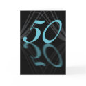 Happy Birthday 50 stylish, mirror 50, 50th birthda cards