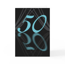 Happy Birthday 50 stylish, mirror 50, 50th birthda cards
