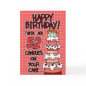 Happy Birthday - 52 Years Old cards by cfkaatje Happy Birthday - 52 Years Old cards