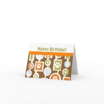 Happy Birthday 70's Style Dog Cards by PoshPetPrints Happy Birthday 70's Style Dog Cards