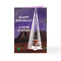 HAPPY BIRTHDAY! A star is born!... cards by UniquelyYours HAPPY BIRTHDAY! A star is born!... cards