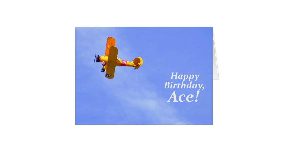 Happy Birthday, Ace! Card | Zazzle