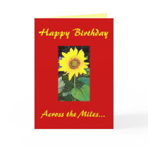 Happy Birthday! Across the Miles Greeting Card