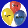 HAPPY, BIRTHDAY, (AGE) Stickers