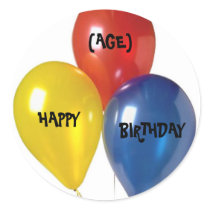 HAPPY, BIRTHDAY, (AGE) Stickers by lapatrick1161 HAPPY, BIRTHDAY, (AGE) Stickers