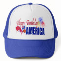 Happy Birthday America Hat hat