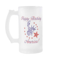 Happy Birthday America Coffee Mugs