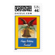 Happy Birthday, America! stamp