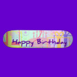 Happy Birthday and Best Wishes One Ballon skateboards