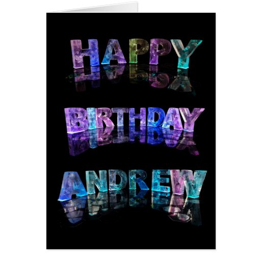 Happy Birthday Andrew Card | Zazzle