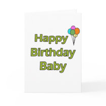 Happy Birthday Baby cards
