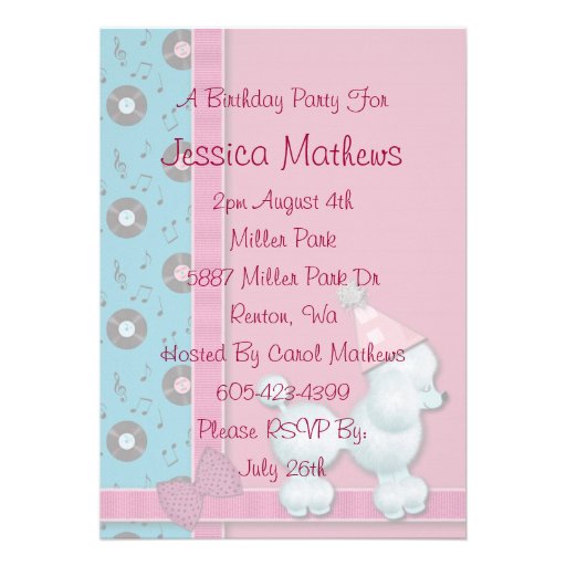 Happy Birthday Baby Party Invitations