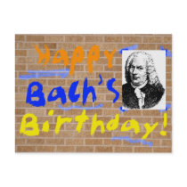 Happy Birthday, Bach postcards