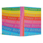 Happy Birthday Background Binders