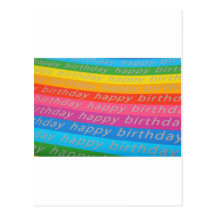 Happy Birthday Background Postcard