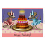 Happy Birthday Ballerina's Card