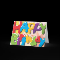 Happy Birthday Ballons cards