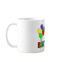 Happy Birthday Ballons D1 Coffee Mug