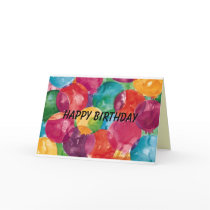 Happy Birthday Balloon Card