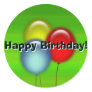 Happy Birthday Balloon Sticker