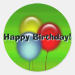 Happy Birthday Balloon Sticker
