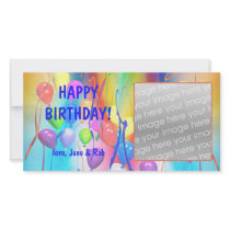 Happy Birthday Balloons photo cards by xfinity7 Happy Birthday Balloons photo cards