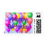 Happy Birthday Balloons Postage Stamps