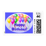 Happy Birthday Balloons Stamps