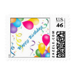 Happy Birthday Balloons Postage Stamps