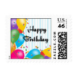Happy Birthday Balloons Stamps