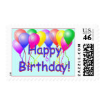 Happy Birthday Balloons postage