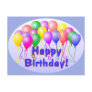 Happy Birthday Balloons Postcard